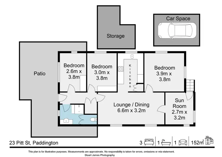 Floorplan of Homely house listing, 23 Pitt Street, Paddington QLD 4064