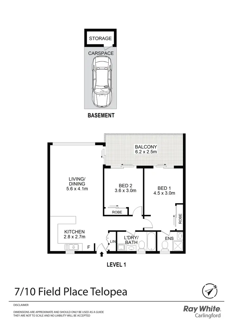 Floorplan of Homely unit listing, 7/10-12 Field Place, Telopea NSW 2117