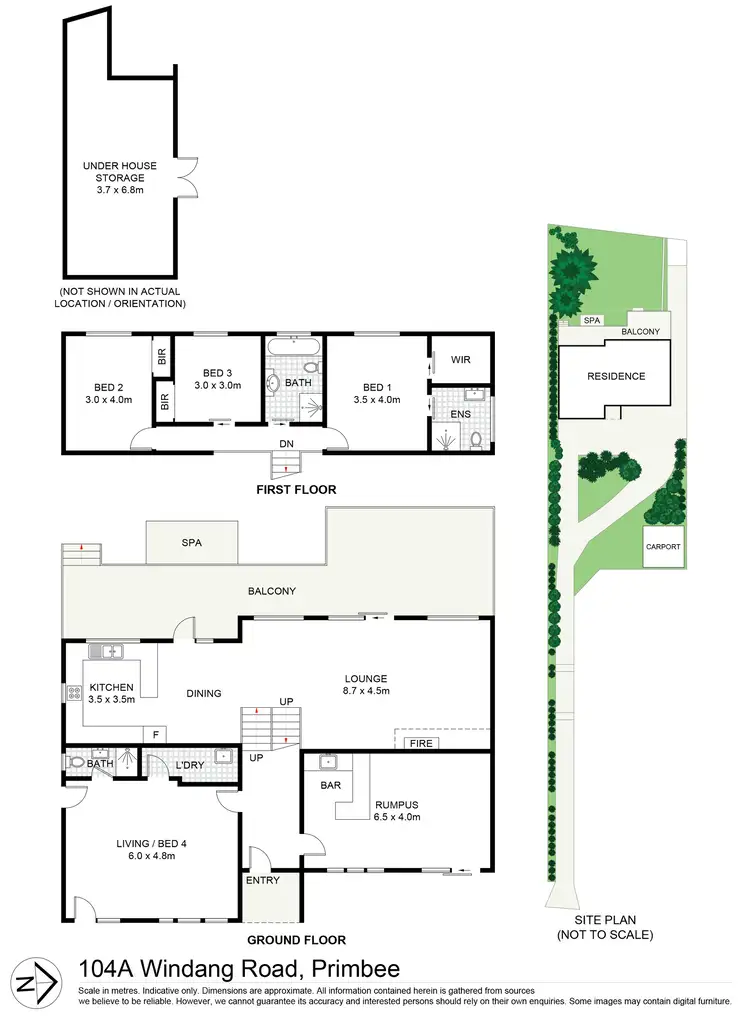 Floorplan of Homely house listing, 104A Windang Road, Primbee NSW 2502