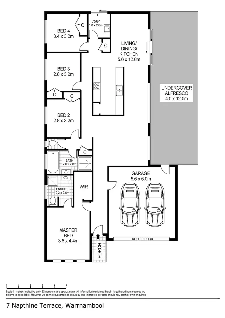Floorplan of Homely house listing, 7 Napthine Terrace, Warrnambool VIC 3280