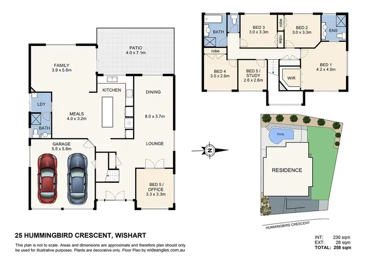 Floorplan of Homely house listing, 25 Hummingbird Crescent, Wishart QLD 4122
