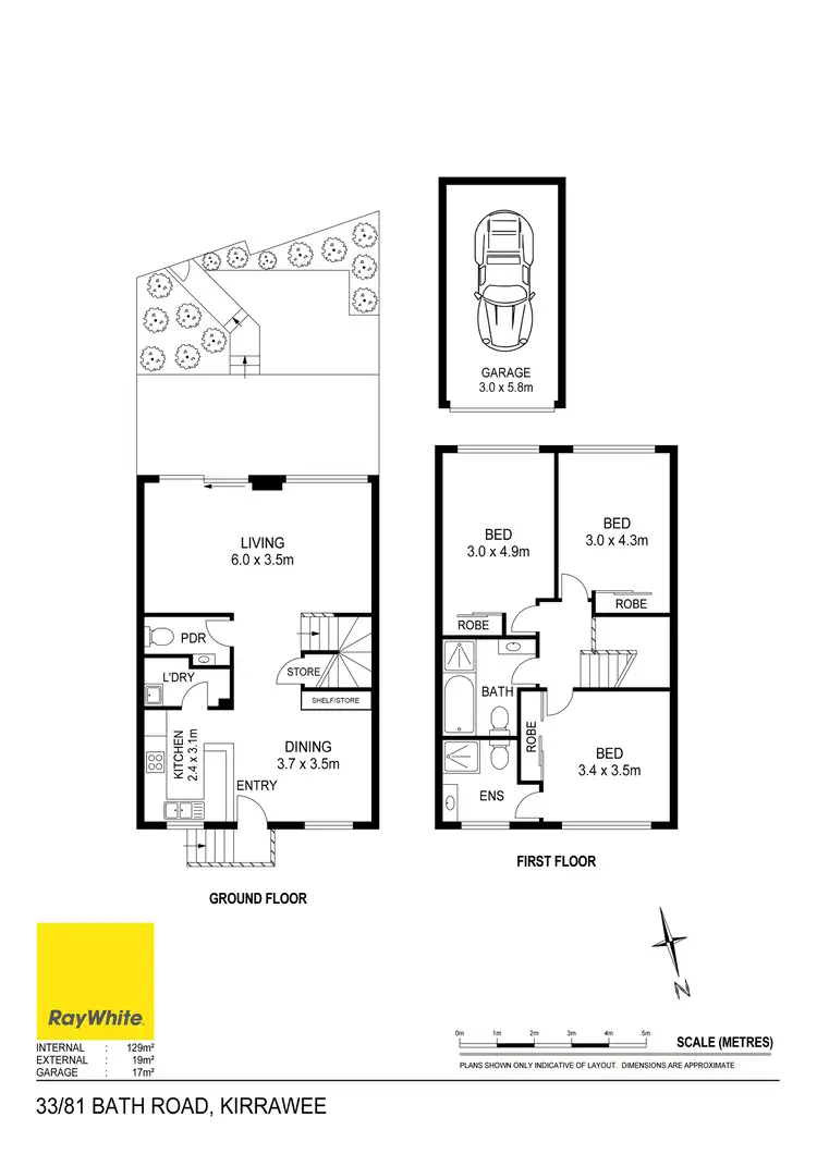 Floorplan of Homely townhouse listing, 33/81 Bath Road, Kirrawee NSW 2232