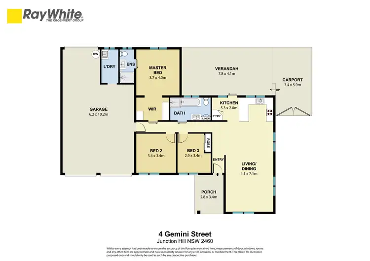 Floorplan of Homely house listing, 4 Gemini Street, Junction Hill NSW 2460