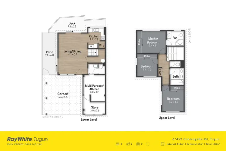Floorplan of Homely townhouse listing, 6/452-454 Coolangatta Road, Tugun QLD 4224