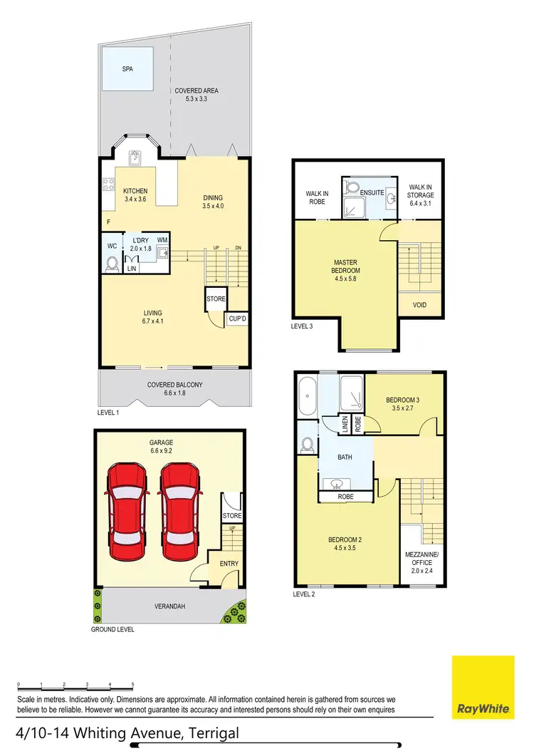 Floorplan of Homely townhouse listing, 4/10-14 Whiting Avenue, Terrigal NSW 2260