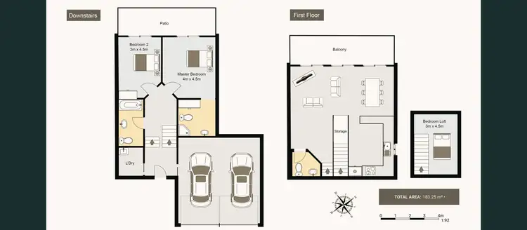 Floorplan of Homely townhouse listing, 1/4 Bay Street, Angourie NSW 2464