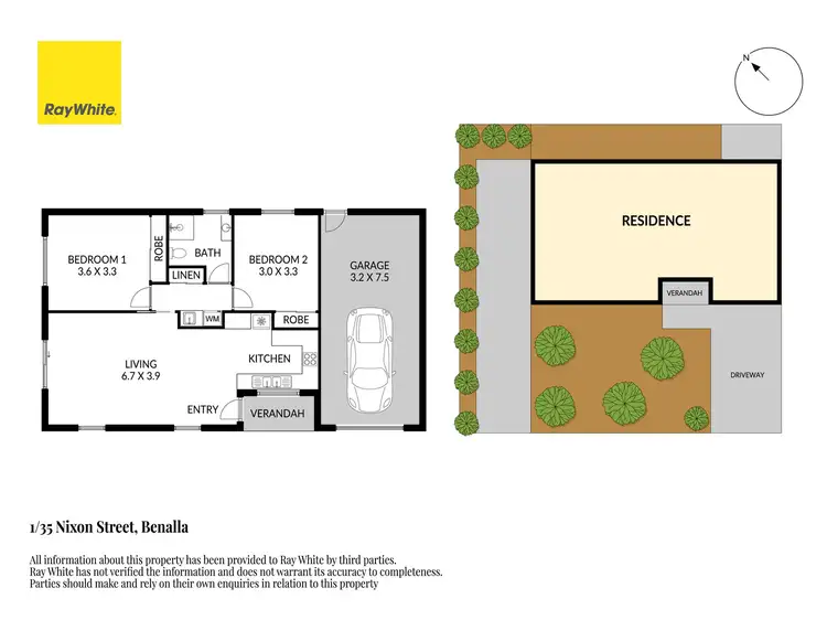 Floorplan of Homely house listing, 1/35 Nixon Street, Benalla VIC 3672