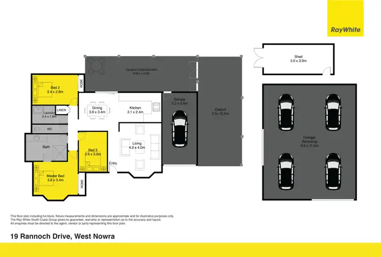 Floorplan of Homely house listing, 19 Rannoch Drive, West Nowra NSW 2541
