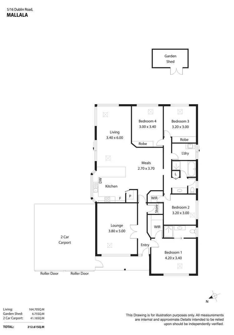 Floorplan of Homely house listing, 5/16 Dublin Road, Mallala SA 5502