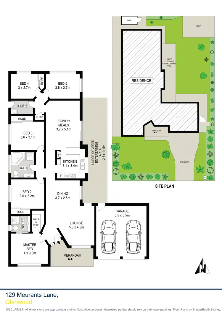 Floorplan of Homely house listing, 129 Meurants Lane, Glenwood NSW 2768