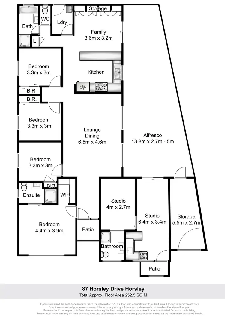 Floorplan of Homely house listing, 87 Horsley Drive, Horsley NSW 2530