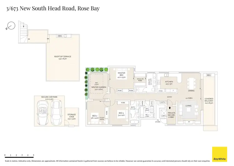 Floorplan of Homely apartment listing, 3/673 New South Head Road, Rose Bay NSW 2029