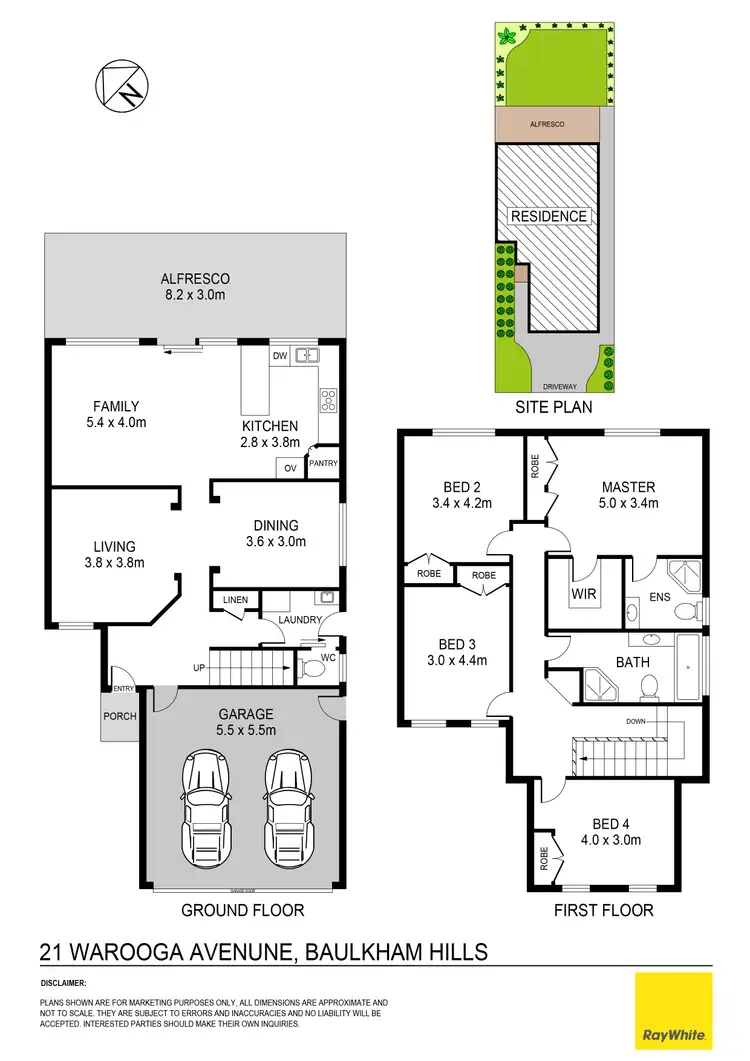 Floorplan of Homely house listing, 21 Warooga Avenue, Baulkham Hills NSW 2153