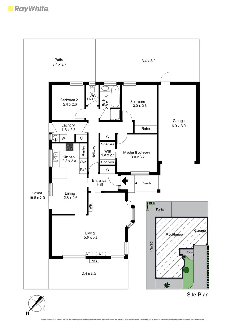 Floorplan of Homely unit listing, 2/59 Yuille Street, Frankston VIC 3199