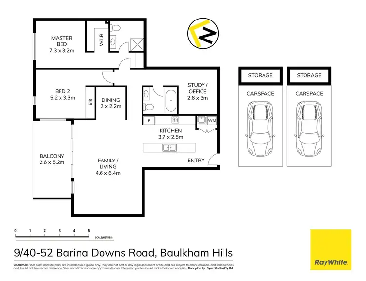Floorplan of Homely apartment listing, 9/40-52 Barina Downs Road, Norwest NSW 2153
