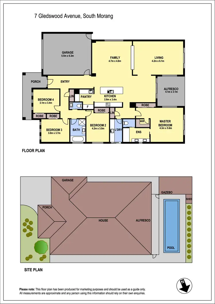 Floorplan of Homely house listing, 7 Gledswood Avenue, South Morang VIC 3752