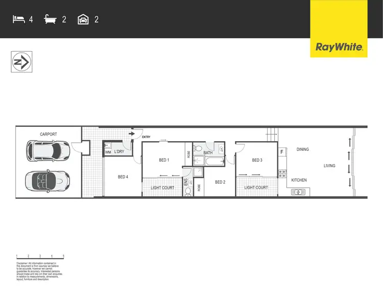 Floorplan of Homely townhouse listing, 38 Gillespie Street, Weetangera ACT 2614