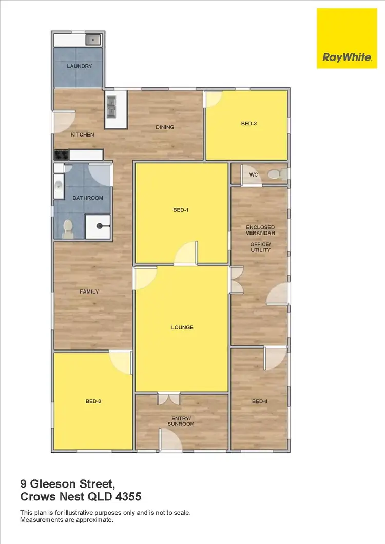 Floorplan of Homely house listing, 9 Gleeson Street, Crows Nest QLD 4355
