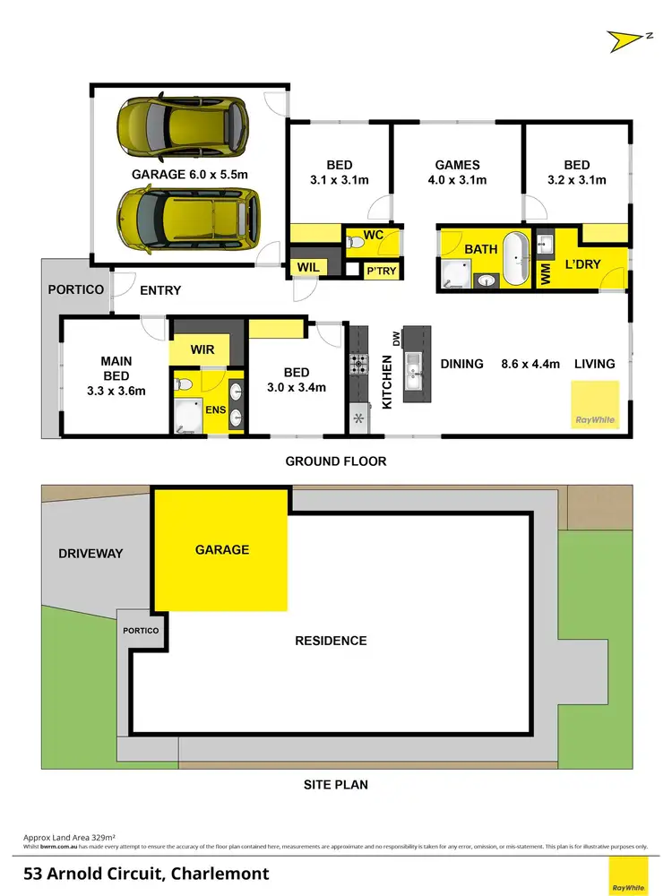 Floorplan of Homely house listing, 53 Arnold Circuit, Charlemont VIC 3217
