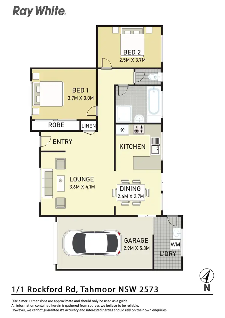 Floorplan of Homely villa listing, 1/1 Rockford Road, Tahmoor NSW 2573