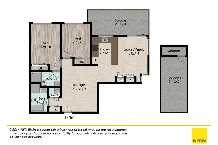 Floorplan of Homely apartment listing, 104/8C Myrtle Street, Prospect NSW 2148