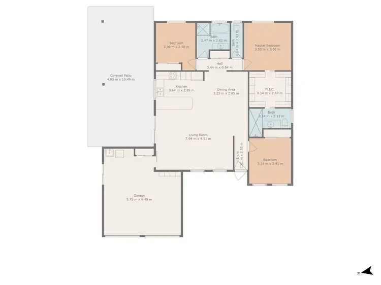 Floorplan of Homely house listing, 48 Mayfair Drive, Emerald QLD 4720