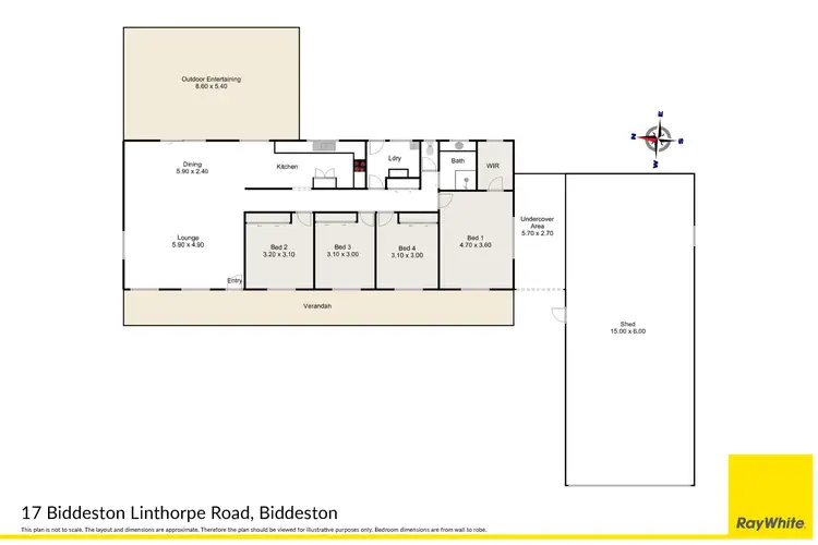 Floorplan of Homely house listing, 17 Biddeston Linthorpe Road, Biddeston QLD 4401