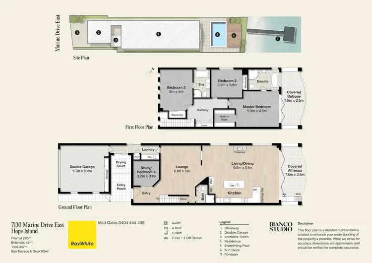 Floorplan of Homely house listing, 7130 Marine Drive East, Sanctuary Cove QLD 4212