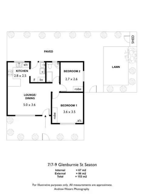 Floorplan of Homely unit listing, 7/7-9 Glenburnie Street, Seaton SA 5023