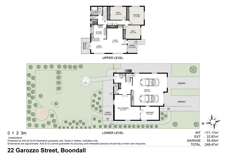 Floorplan of Homely house listing, 22 Garozzo Street, Boondall QLD 4034