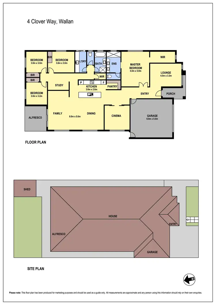 Floorplan of Homely house listing, 4 Clover Way, Wallan VIC 3756