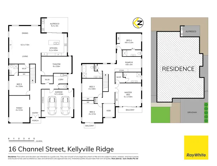Floorplan of Homely house listing, 16 Channel Street, Kellyville Ridge NSW 2155
