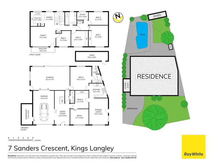 Floorplan of Homely house listing, 7 Sanders Crescent, Kings Langley NSW 2147