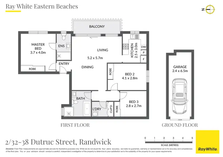 Floorplan of Homely apartment listing, 2/32-38 Dutruc Street, Randwick NSW 2031