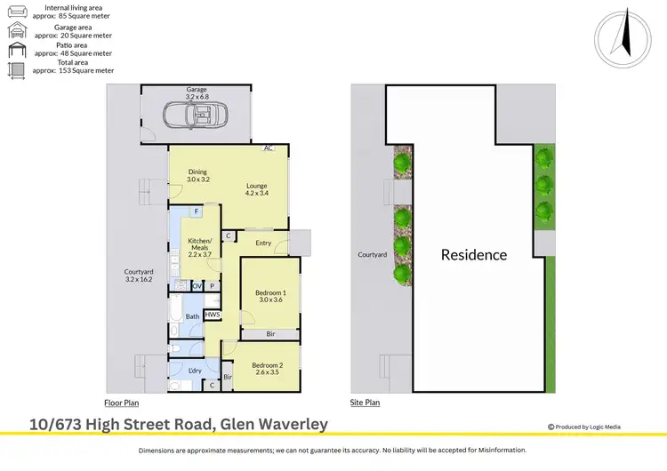 Floorplan of Homely unit listing, 10/673 High Street Road, Glen Waverley VIC 3150