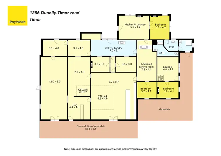 Floorplan of Homely house listing, 1286 Dunolly - Timor Road, Timor VIC 3465