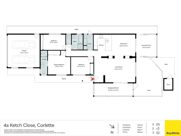 Floorplan of Homely house listing, 4A Ketch Close, Corlette NSW 2315