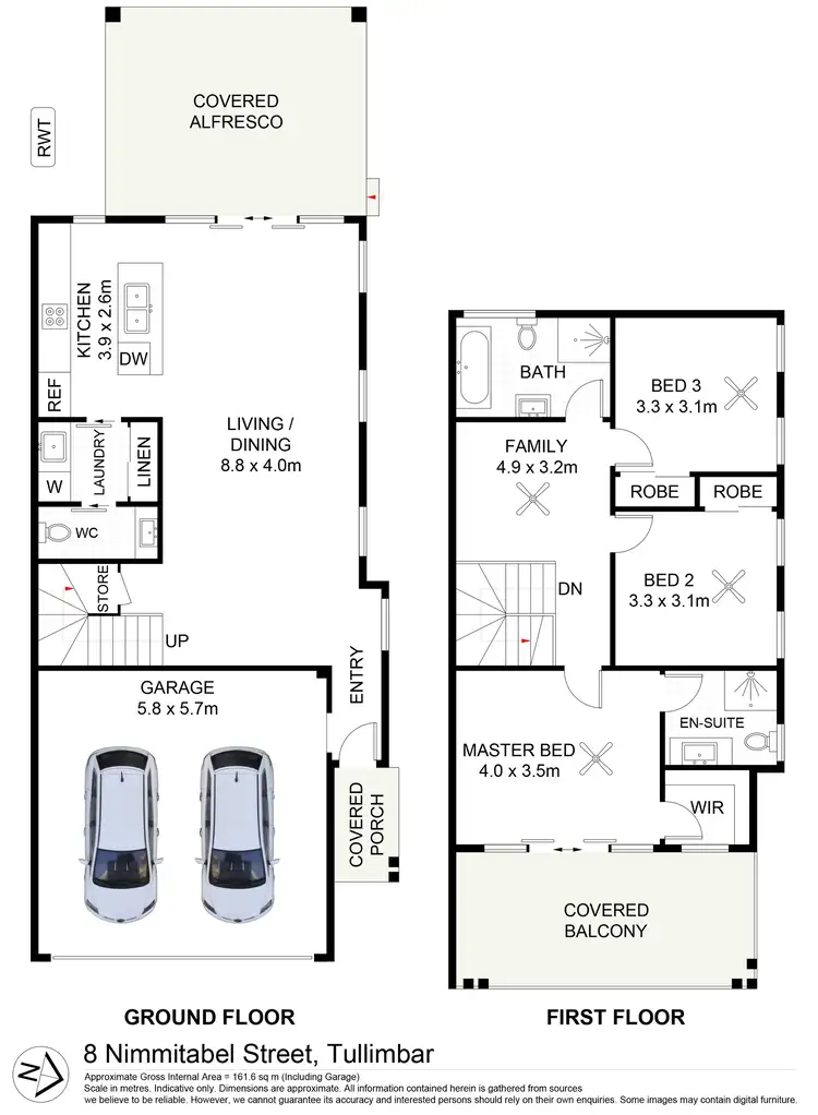 Floorplan of Homely house listing, 8 Nimmitabel Street, Tullimbar NSW 2527