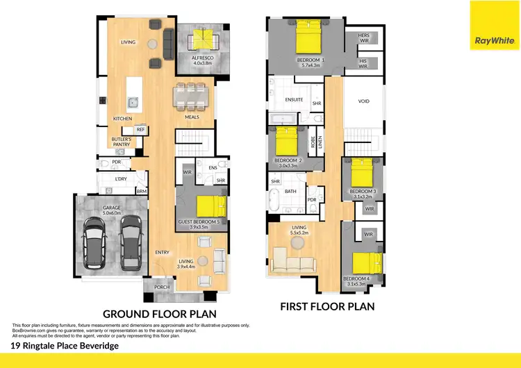 Floorplan of Homely house listing, 19 Ringtail Place, Beveridge VIC 3753