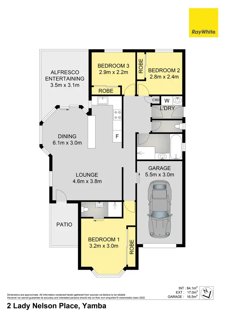 Floorplan of Homely house listing, 2 Lady Nelson Place, Yamba NSW 2464
