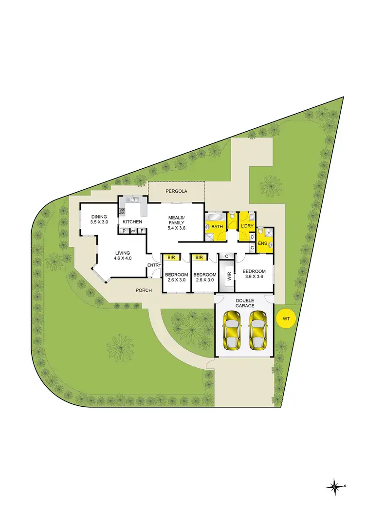 Floorplan of Homely house listing, 9 Dumfries Court, Highton VIC 3216