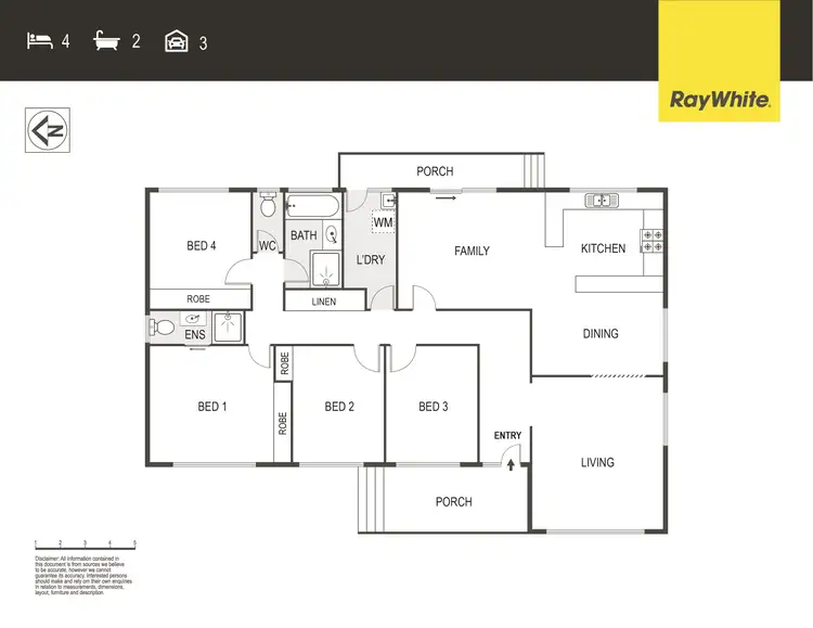 Floorplan of Homely house listing, 75 Goldstein Crescent, Chisholm ACT 2905