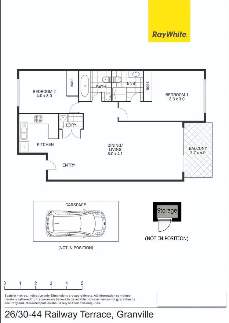 Floorplan of Homely apartment listing, 26/30-44 Railway Terrace, Granville NSW 2142