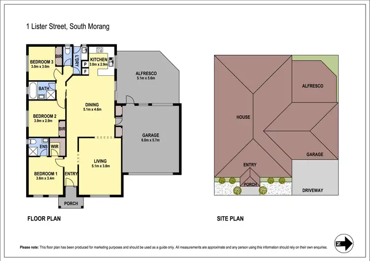 Floorplan of Homely house listing, 1 Lister Street, South Morang VIC 3752