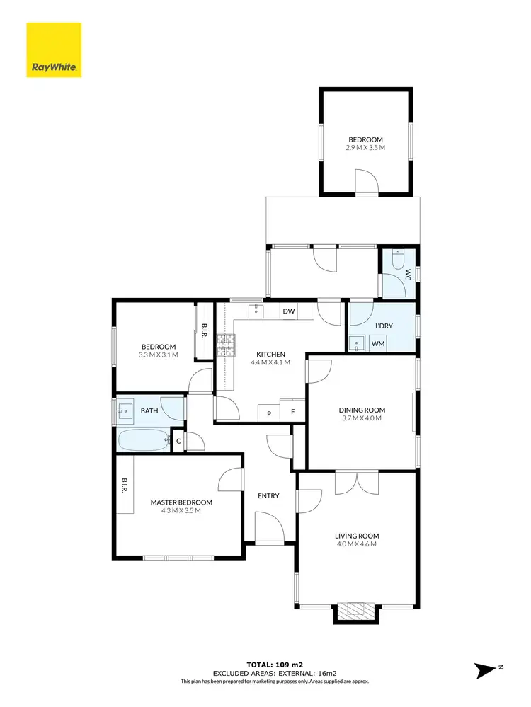 Floorplan of Homely house listing, 27 Cheddar Road, Reservoir VIC 3073
