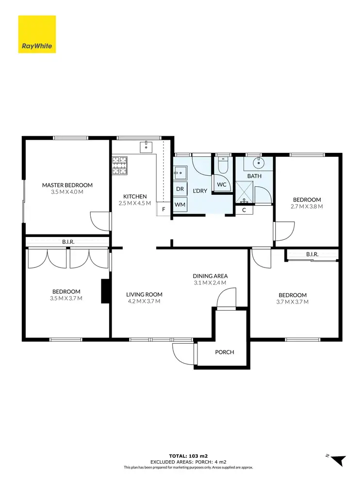 Floorplan of Homely house listing, 16 Oulton Crescent, Reservoir VIC 3073