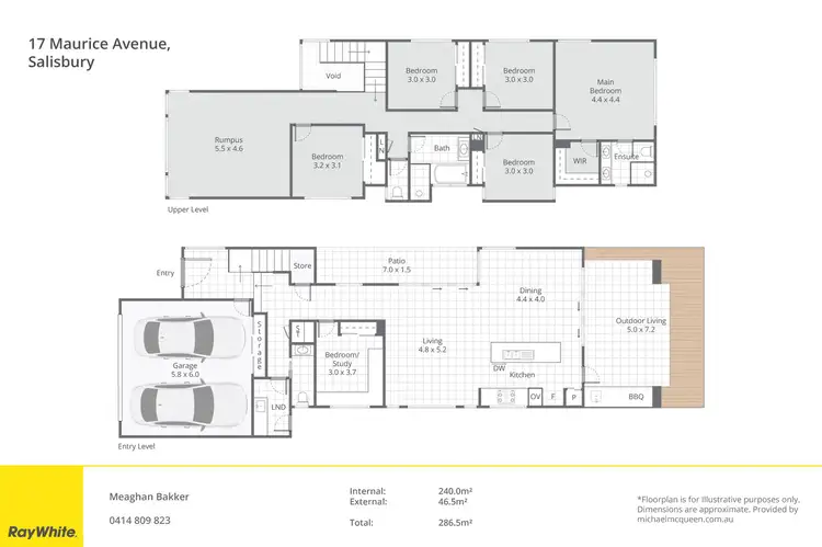 Floorplan of Homely house listing, 17 MAURICE Avenue, Salisbury QLD 4107