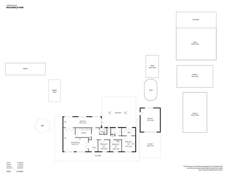 Floorplan of Homely house listing, 62 Mcintyre Road, Macdonald Park SA 5121