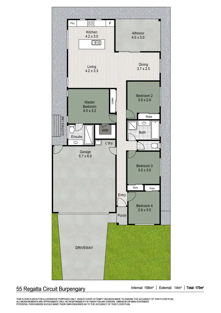 Floorplan of Homely house listing, 55 Regatta Circuit, Burpengary QLD 4505