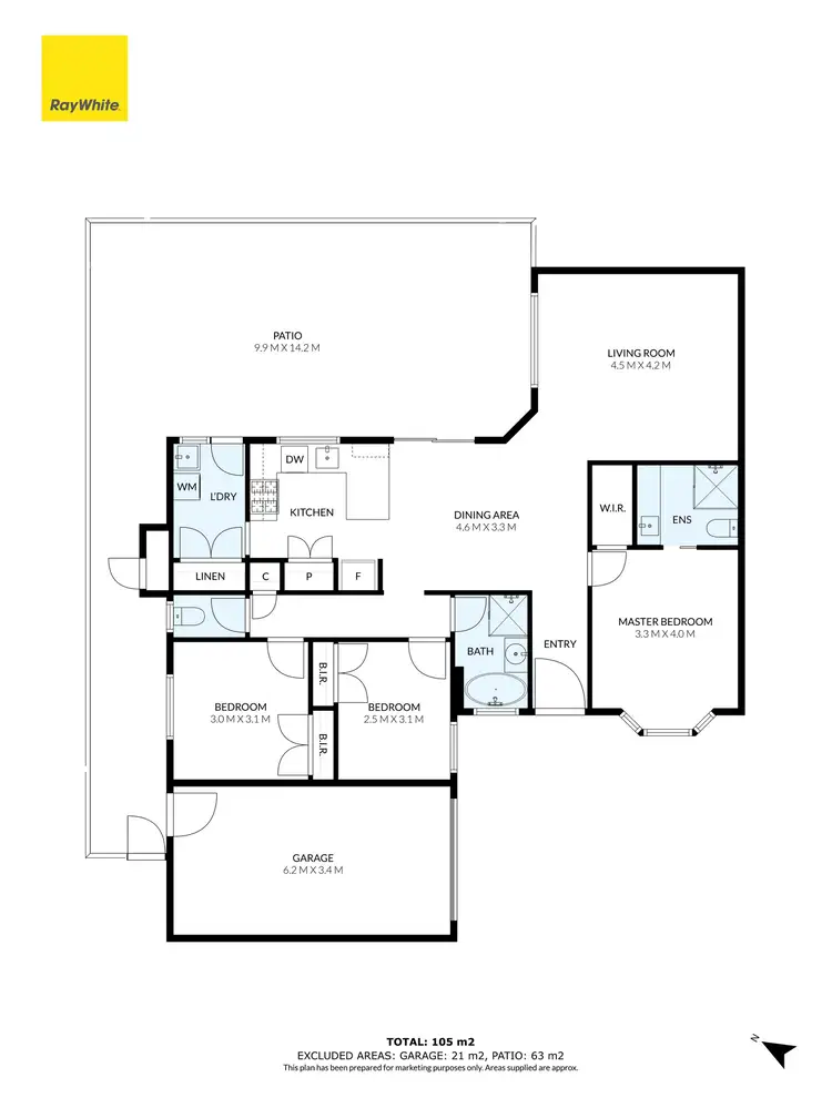 Floorplan of Homely unit listing, 2/40 Langridge Street, Hoppers Crossing VIC 3029